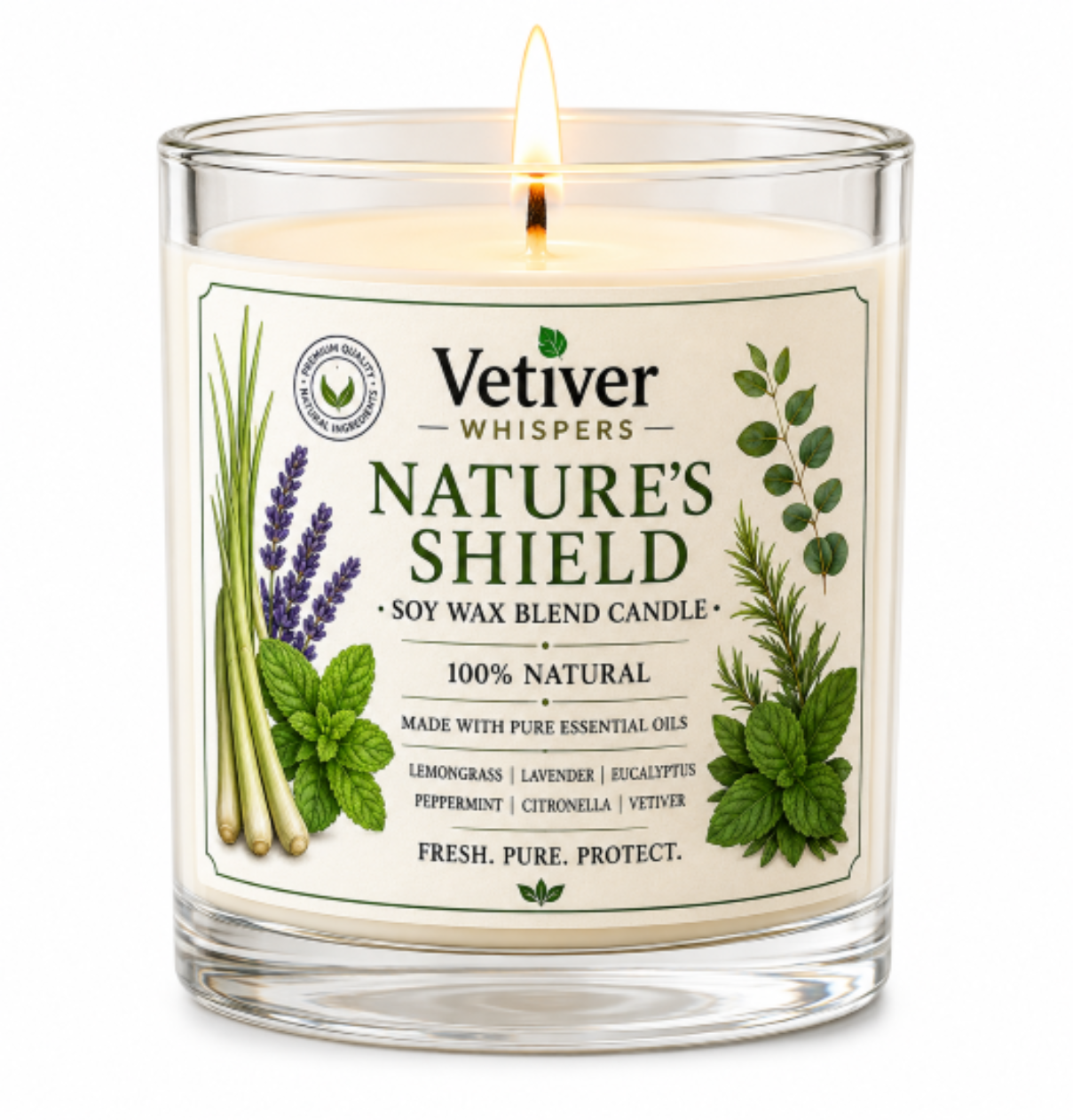 Nature's Shield Candle